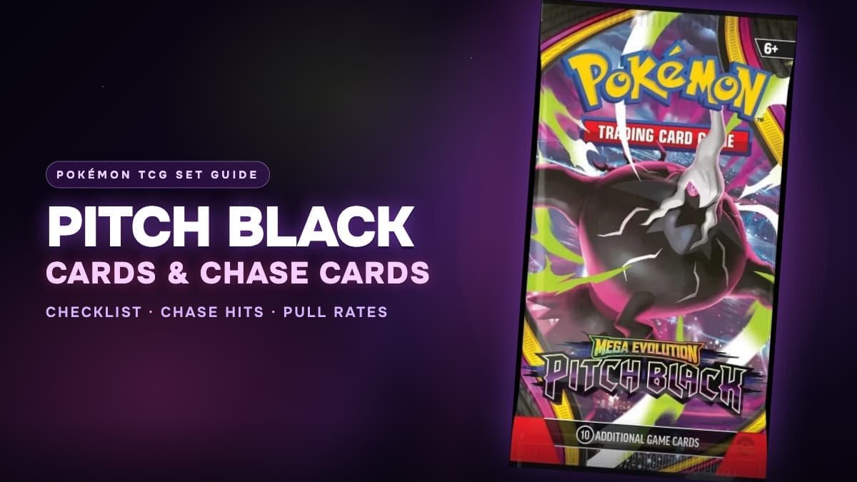 Pokemon Pitch Black: Set Guide, Cards & Chase Cards